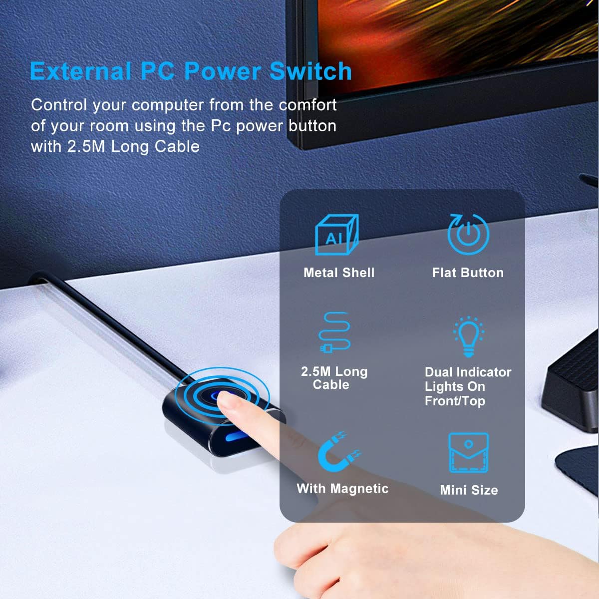COOIDEA Desktop Computer Power Switch Review