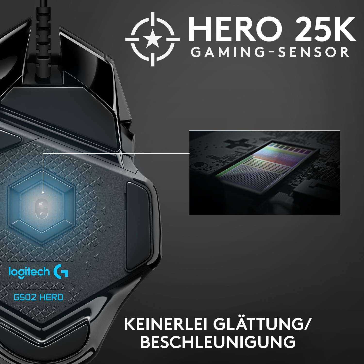 Logitech G502 HERO Gaming Maus Bewertung