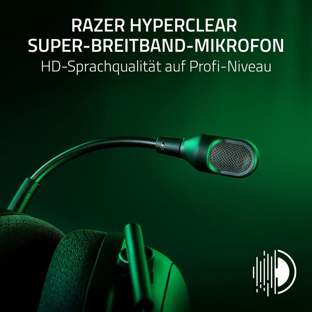 Razer BlackShark V2 Pro (2023) - Premium Wireless Esports Headset (HyperClear Super Broadband Microphone, TriForce Titanium 50mm Driver, HyperSpeed Wireless Technology, Up to 70 Hours Battery) White