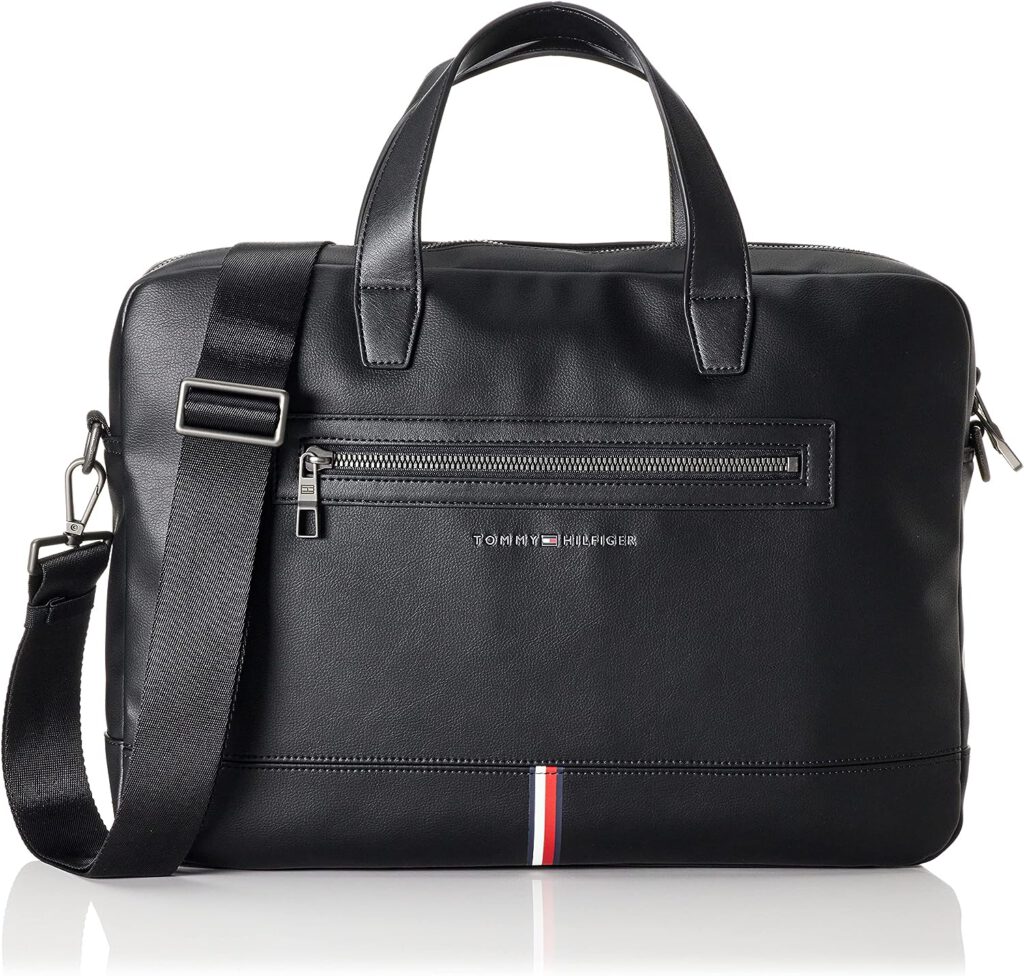 Tommy Hilfiger Laptop-Tasche mit abnehmbarem Riemen